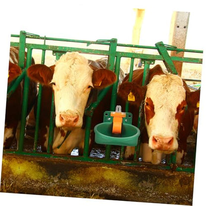 BESPORTBLE 2pcs Automatic Goat and Cow Drinking Bowl Plastic Sheep Waterer Trough Float Valve Livestock Auto Water Dispenser for Cattle and Horses