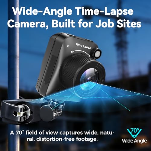 Dsoon Time Lapse Camera, 4K FHD Timelapse Camera Outdoor, Waterproof Level IP66, for Record Outdoor Construction, Weather, Plant, 6 Month Battery Life, 32 GB TF Card Included - style: TL3000