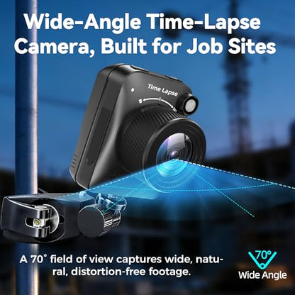 Dsoon Time Lapse Camera, 4K FHD Timelapse Camera Outdoor, Waterproof Level IP66, for Record Outdoor Construction, Weather, Plant, 6 Month Battery Life, 32 GB TF Card Included - style: TL3000