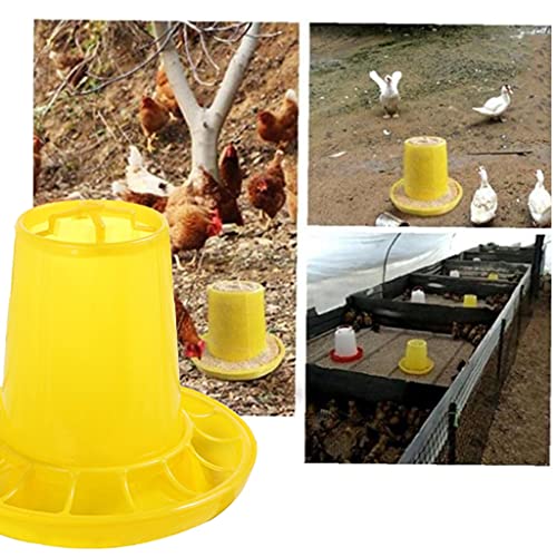 1 Set Chick Feeder and Waterer Combo 2.2 Chicken Feeder & 2.2 Waterer Automatic Birds Poultry Feeding Equipment Set