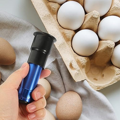 2pcs Egg Incubator Egg Candler Portable Tester for Chicken Quail Incubation Candling Lamp Cold Incubation Equipment - color: Blue