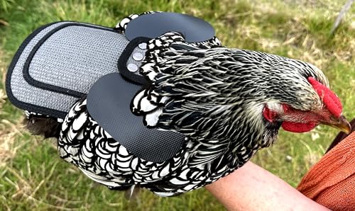 DOWN UNDER OUTDOORS Chicken Saddle with Adjustable Straps for Medium and Large Hens, Chicken Apron, Poultry Saver, Pet Supplies, Including Shoulder Cover (Grey Mesh) - color: Grey Mesh