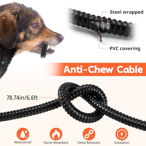 Heated Dog Water Bowl, Large Capacity 125oz Outdoor Heated Pet Bowl for Dog, Cat, Chicken and Squirrel, Thermal Bowl with Chew Resistant Power Cord, 35W