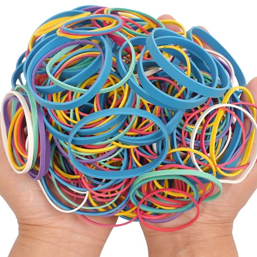 AMUU Rubber Bands Assorted Size 0.5 lb Size 64 Size33 Size #16 Multicolor | Rubber Bands for Office Supplies Home Money Elastic Bands