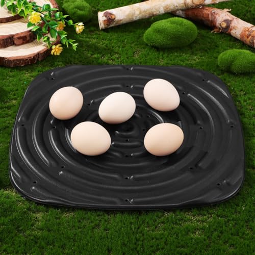 Toyvian Chicken Nesting Pads 4 Pack Washable Egg Laying Mats for Chicken Coop Soft Sponge Nest Box Liners Non Rolling Nest Pads for Poultry Care 12.00 X 12.00 X 0.39 in