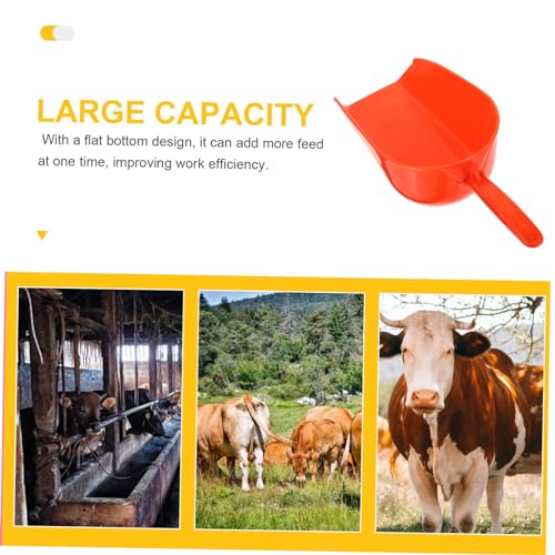 210g Large Livestock Feed Scoop Reusable Shovel for Farm Animal Feeding Ergonomic Handle for Comfortable Use Smooth Edges for Safe Handling