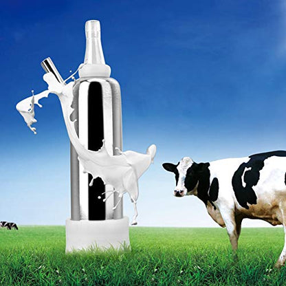 Electric Milking Machine,Stainless Steel Cup Shell & Inflation Liner Milk Pulse Controller for Farm Electric Cow Milking Machine, Milking Machine for Goats Cows