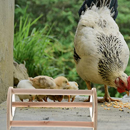 Chicken Roosting Perch Wooden Stand for Coop and Brooder Easy to Roost Bar Comfortable Resting Place for Chicks and Birds