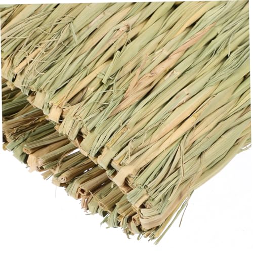 Yardwe Hen Nesting Pad Durable Straw Mat for Chicken Coop Washable Nest Box Liner for Egg Laying for Chickens Rabbits and Pets