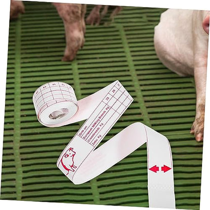 Animal Weight Tape Measure for Cattle and Pigs Farm Livestock Measuring Tape for Accurate Weight and Bust Measurements Durable and Easy to Use