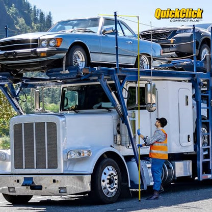 Quickclick Compact Plus Load Height Measuring Stick - Measures Up to 15 Feet - Measure Your Load Before You Hit The Road™ - size: Compact Plus - Measures Up To 15'