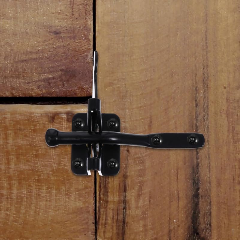 Heavy Duty Pin Lock Door Buckle Gate Latch for Metal and Wooden Gates with Safety for Pets and Babies Easy Installation Outdoor Gate Hardware