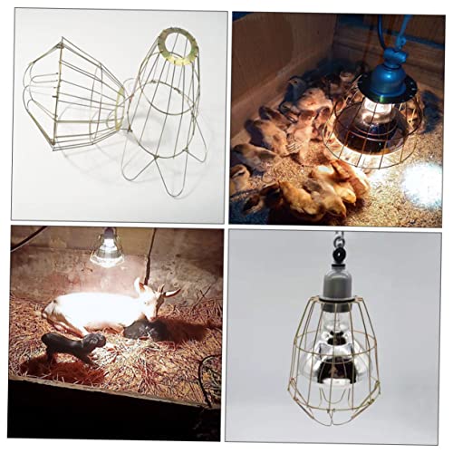 UKCOCO 3Pcs Waterproof Heating Bulb Covers for Livestock Heat-Resistant Light Bulb Cages Scald Design for Chickens and Pigs