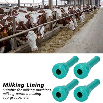 4Pcs Milking Machine Liners, Food Grade Silic od Sealing No Leakage Milking Machine Liner Teat Cup, Soft Milk Liner, for Milking Machines