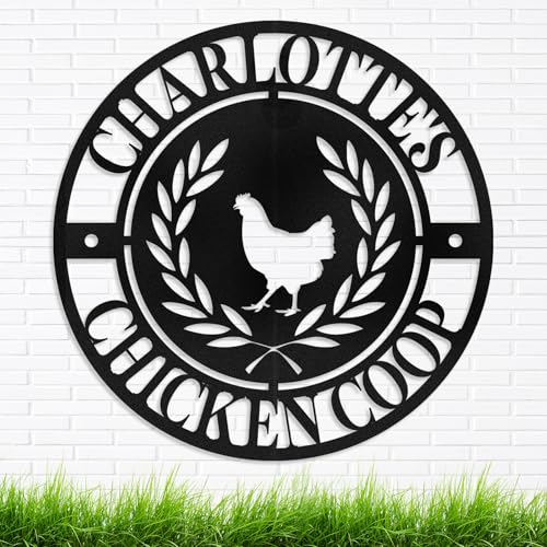Custom Fluffy Butt Hut Chicken Sign, Personalized Coop Signs, Hen Lovers Decor, Farm House Decorations - color: Design 02