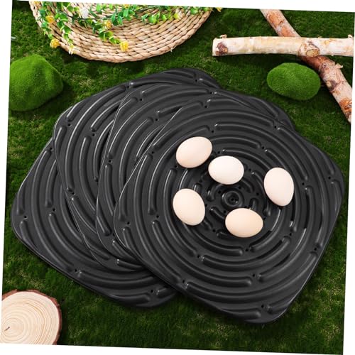 COLLBATH 4Pcs Washable Chicken Nesting Pads Durable Coop Liners for Egg Laying Non Slip Design for Hen Nesting Boxes Fit for Poultry Care Supplies