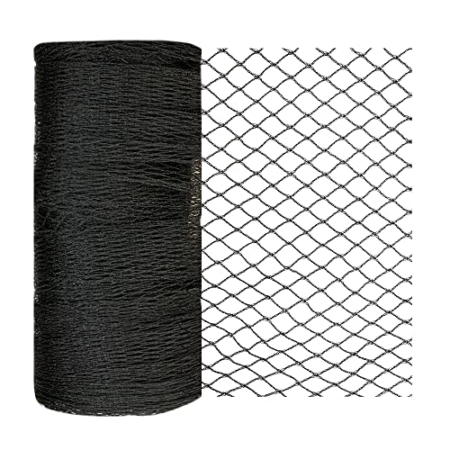Bird Netting 50x50 Ft, 1 in Mesh Heavy Duty Garden Netting Pest Barrier for Plants, Fruit Trees, Vegetables, Extra Strong Woven Mesh Netting, Animal Fencing Against Birds, Deer, Poultry - size: 50×50 FT-1"