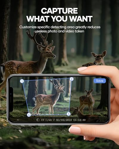 Assark Trail Camera 64MP 4K with Fixed Solar Panel, 6000mAh Game Camera with Night Vision Motion Activated Waterproof IP66 for Wildlife Deer Critter, Outdoor WiFi Trail Cam, 32GB SD Card Included - color: Camouflage