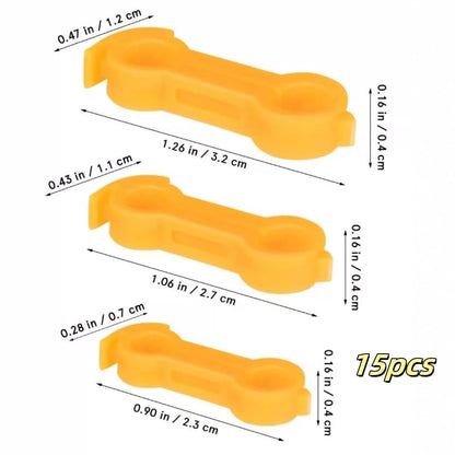 15 Pieces of Baby Chicken Parrot Character Poultry Leg Belts, Newborn Chicks, Quails, Ducks, 1 to 3 Days Newly Hatched Bird Parrot Leg Belts, 3 Sizes