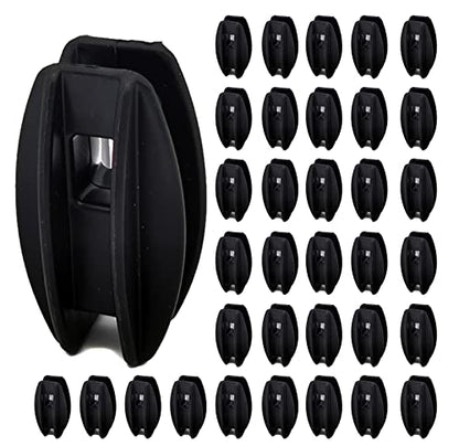 40 Pcs Black Electric Fence Corner Post insulators for Poly Wire