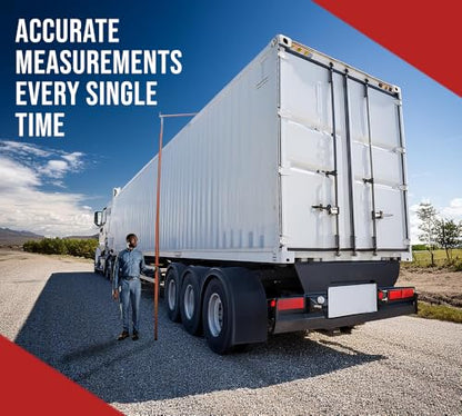 Mytee Products Heavy Duty Load Height Measuring Stick - 15 Ft Truck Trailer Oversize - color: 1 - Pack, size: 15 Feet