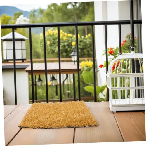 BESPORTBLE 4pcs Washable Artificial Grass Nesting Pads Reusable Bedding Liners for Hens Nest Box Mats for Egg Laying Sturdy Nesting Turf for Chicken
