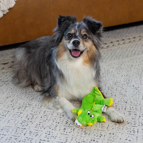 Outward Hound Squeaker Matz Plush Gator Dog Toy, Small - size: Small (Pack of 1)