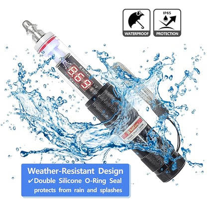Electric Fence Tester, 150–20,000V, Made in Korea, Digital Voltmeter for Livestock & Farm, Waterproof, SmartCheck Series SCB-20KV