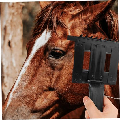 KESYOO Horse Grooming Brush for Animals Practical Horse Hair Comb with Teeth Comfortable Grip for Grooming Cattle Horses and Livestock Fur Cleaning