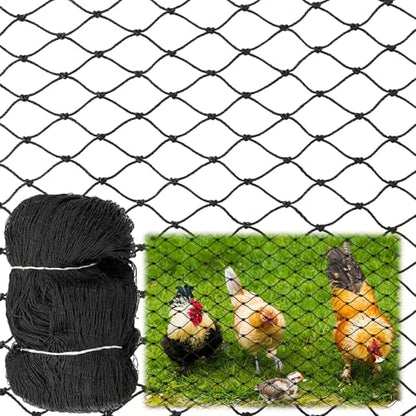 25 x 25 ft Aviary Bird Netting Chicken Netting Commercial Grade Heavy Duty Knotted 1 inch Mesh for Chicken Coops Poultry Blueberries Fruit Trees Net Aviary Garden - size: 25 x 25ft, 1 inches