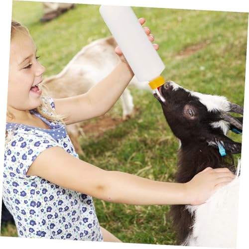 UPKOCH 1set Goat Nursing Bottles Pacifiers Lamb and Boys and Girls Feeding Kit for Small Livestock Bottles for Cattle Sheep and Goats Leak Design