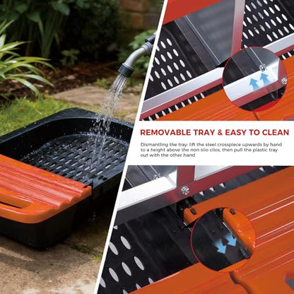 Chicken Nesting Boxes with Cleanable Pull-Out Trays, 4-Hole Wall Mount Roll Away Nest for Easy Cleaning & Egg Collection - size: 4 holes
