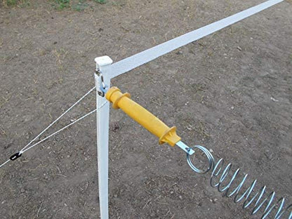 Yellow Rubber Insulated Handle, 5PCS Rubber Gate Handle, Electric Fence Spring Gate Handle for Electric Fence