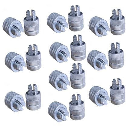 20Pcs Aluminium Alloy Split Bolt Joint Clamp, Electrical Wire Splice Jumper Connector for Multiple High Tensile Electric Fence Wire