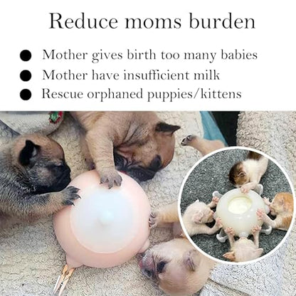 Doggiema Puppy Milk Feeder Nipple Puppy Bottle Puppy's Feeder Dongdong pet Mini Puppy 150ml - size: S Size(Kitten/Mini Puppy)