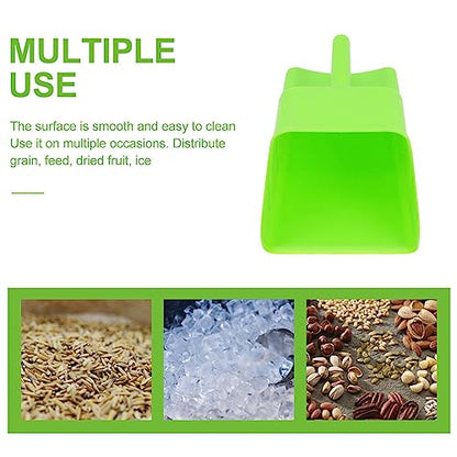Yardwe 2pcs Food Scooper for Livestock Feeding Garden Shovel Plastic Feed Scoop Measurements