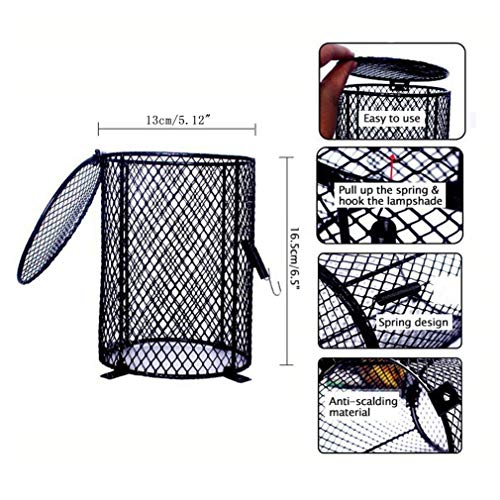 Vipe Heater Guard, Reptile Heating Lamp Shade Light Heat Lamp Mesh Cover