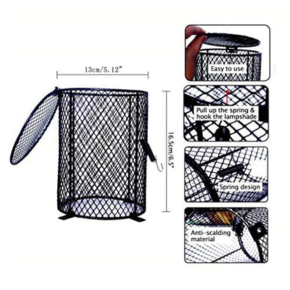 Vipe Heater Guard, Reptile Heating Lamp Shade Light Heat Lamp Mesh Cover
