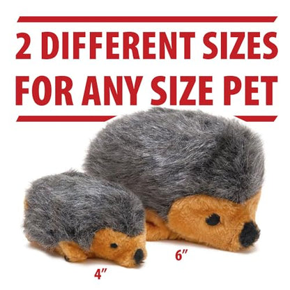 Jeffers Pet Plush Hedgehog Dog Toy with Squeaker, 6"- Soft Stuffed Plush Animal Toy for Puppies Small Medium Dogs, Interactive Play, Training, Fetch, Tug, Chew, Cuddle Companion, Indoor Fun - 1 Pack - color: Gray Big Hedgehog