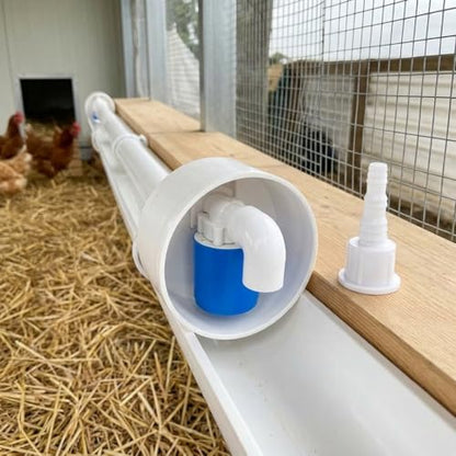 Livestock Waterer Trough Valve, Automatic Fill Inlet Controller, 3/4 Inch Hose Connection, Farm Water Valve, Side Water Inlet Float Valve