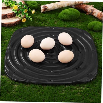 COLLBATH 4Pcs Washable Chicken Nesting Pads Durable Coop Liners for Egg Laying Non Slip Design for Hen Nesting Boxes Fit for Poultry Care Supplies