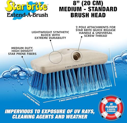 Star brite Economy Handle & Economy Brush Combo - style: Blue, Medium