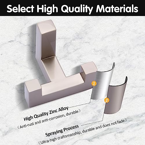 5 Pack Heavy Duty Coat Hook - color: Chrome