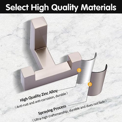 5 Pack Heavy Duty Coat Hook - color: Chrome