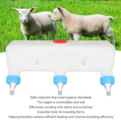 3 Pacifier Small Animal Milk Feeder Piglet Puppy Baby Lamp Goat Milk Feeder Farm Drinking Equipment, for Feeding Baby Goats, Small Animal Milk Feeder Goat Milk Bottle Milk Feeder