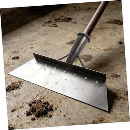 ORFOFE Heavy Duty with Manganese Steel Livestock Manure Scraper Board Sturdy Shovel and Rake for Efficient Barn and Pasture Cleaning