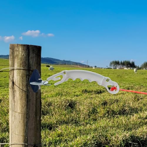 5 Pack Plastic Electric Fence Gate Handle, Insulated Plastic Hook, Suitable for Building Electric Fences - style: 5 Pack