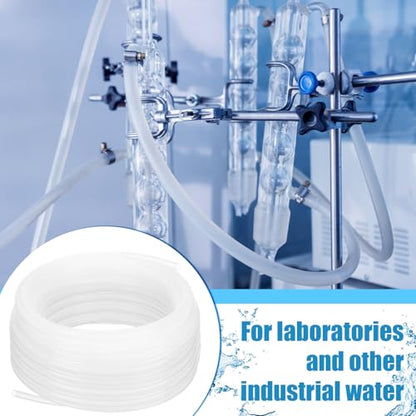 Nuanchu 100ft Polyethylene Tubing, 5/16" Od, 3/16" Id, 1/16" Wall Polyethylene Tubing Food Grade White Translucent Hose for Water, Beverage Pump, Homebrew, Brewing - size: 5/16" Od, 3/16" Id, 1/16" Wall
