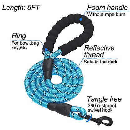 Dog Harness Step-in Breathable Puppy Cat Dog Vest Harnesses for Small Medium Dogs - color: Blue, size: Large (Chest 17''-20'', Weight 14-19 lb)
