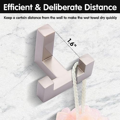 5 Pack Heavy Duty Coat Hook - color: Chrome